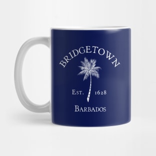 Bridgetown Barbados Vintage Palm Mug